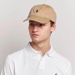 Ralph Lauren Khaki Cotton Chino Ball Cap